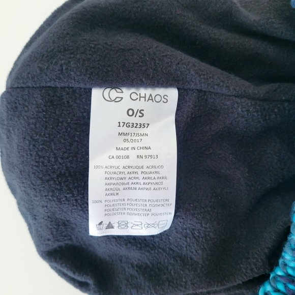 Blue Beanie Toque, Pompom Hat, Gloves, Scarf, Cable Knit Warm Matching Set - Picture 9 of 11